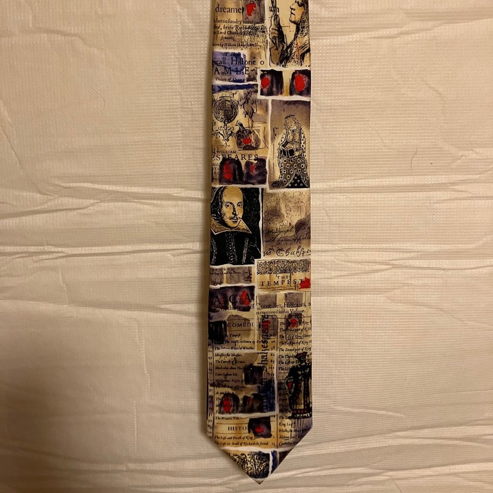 Nice Silk Shakespeare Tie